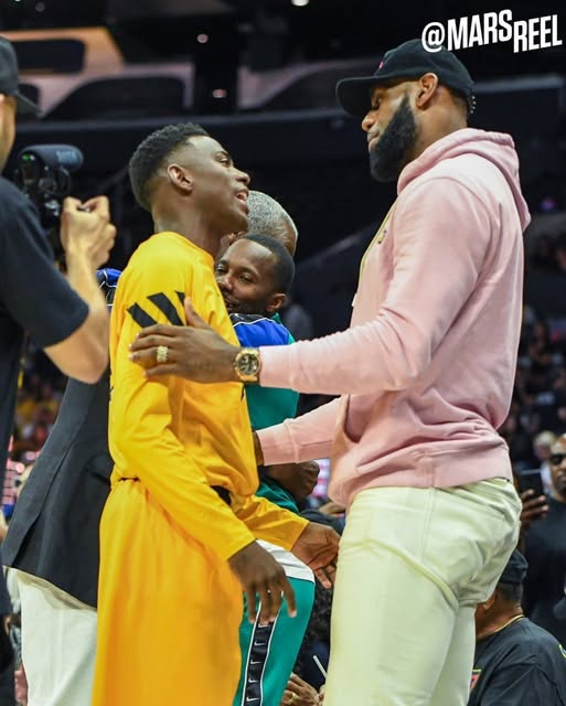 With LeBron James